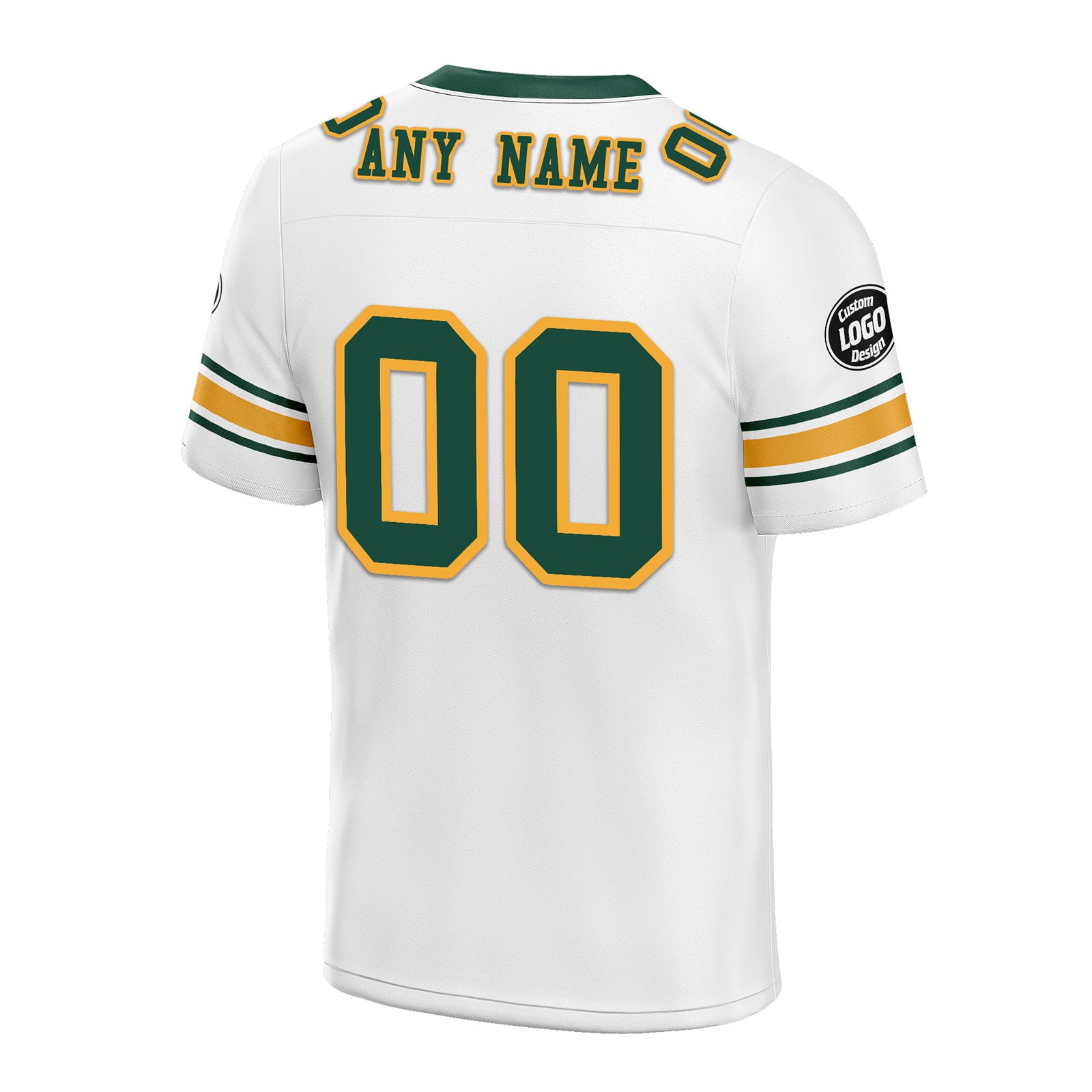 Custom White Green Wisconsin Personalized Authentic Football Jersey FBJ02-D020256-7