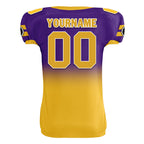 Custom Purple Yellow Fade Fashion Minnesota High-Performance American Football Jersey FBJ06-D020252-17