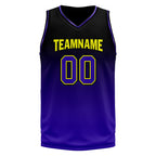 Custom Black Purple City Edition Personalized Sports Uniform Authentic Basketball Jersey BBJ01-D06101-14