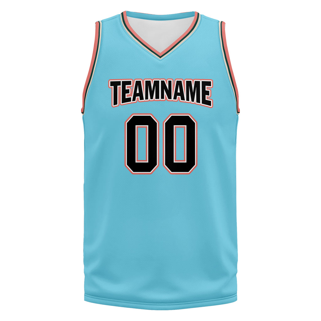 Custom Blue City Edition Personalized Sports Uniform Authentic Basketball Jersey BBJ01-D06101-27