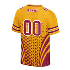 Custom Red Yellow Arizona Personalized Authentic Football Jersey FBJ02-D023033-1