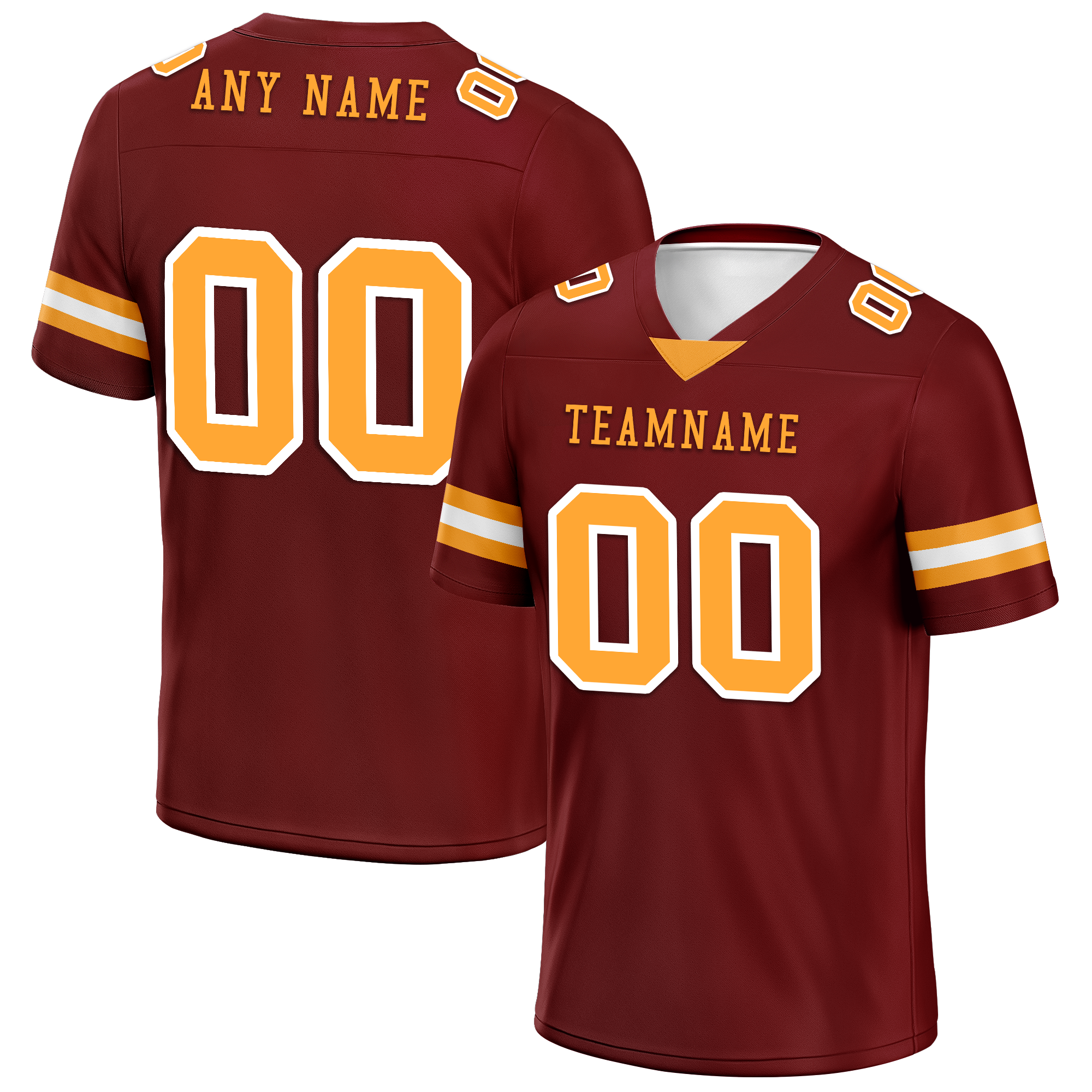 Custom Brown Classic Style Personalized Authentic Football Jersey FBJ02-bd0a70af