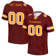 Custom Brown Classic Style Personalized Authentic Football Jersey FBJ02-bd0a70af