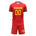 Custom Red Soccer Sets Jersey Personalized SCJ101-D28021