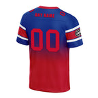 Custom Red Blue Buffalo Personalized Authentic Football Jersey FBJ02-D020249-4