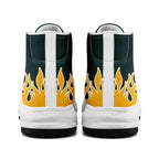Custom Green Yellow Green Bay Football Jersey and Firesoul Sports Shoes Combo Offer Personalized Combo ZH-D020273-13
