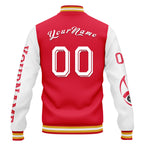 Custom Red White Black Kansas City Jacket and Sports Shoes Combo Offer Personalized Combo ZH-D020294-18
