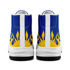 Custom Blue Yellow Los Angeles Football Jersey and Firesoul Sports Shoes Combo Offer Personalized Combo ZH-D020273-15