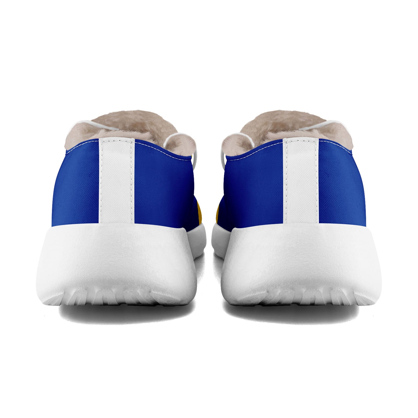 Custom Blue Yellow Los Angeles Shoes Personalized Sneaker FN042-D020279-15