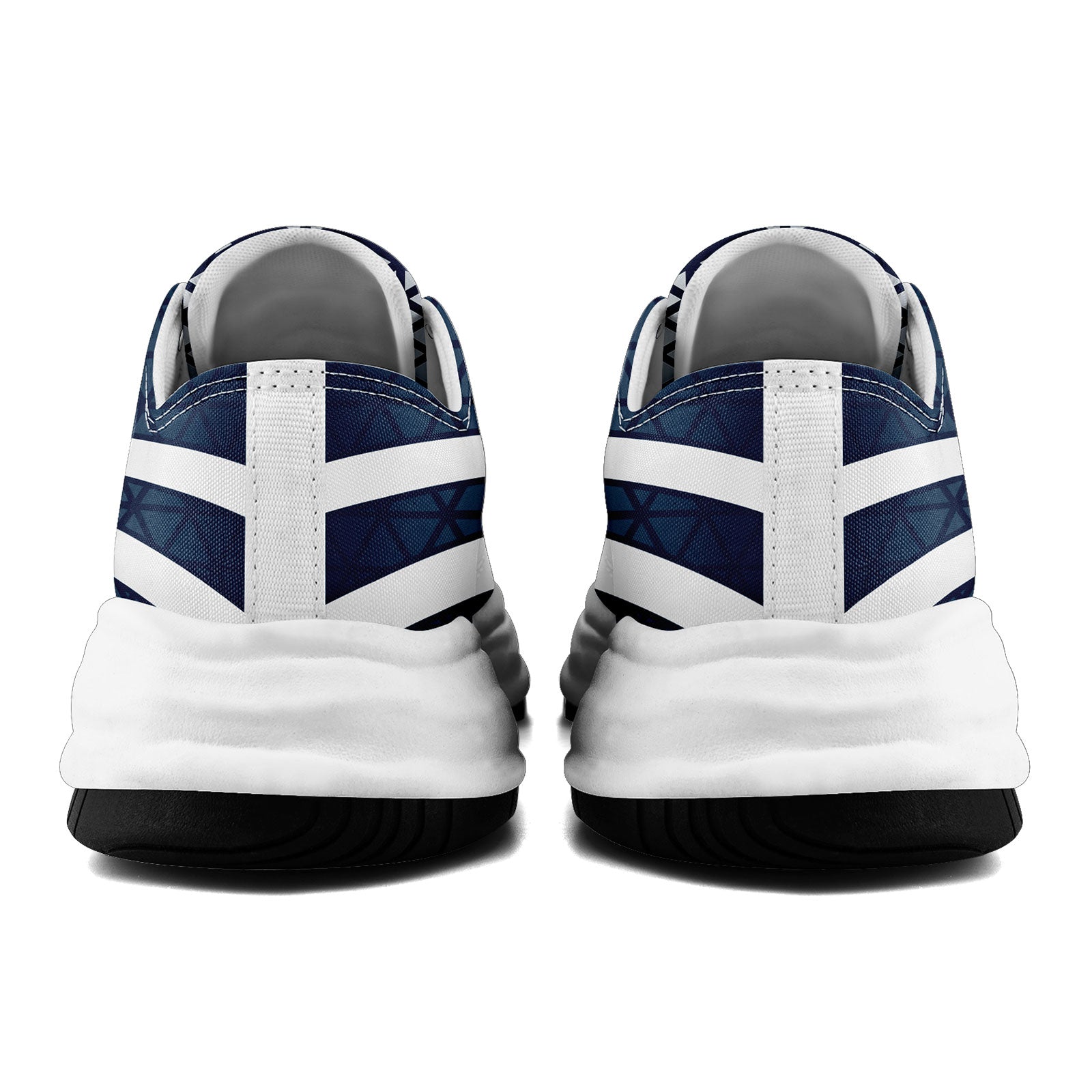 Custom Blue White Texas Football Jersey and Sports Shoes Combo Offer Personalized Combo ZH-D023031-9