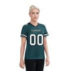 Custom Cyan Classic Style Personalized Authentic Football Jersey FBJ02-bd0a70ab