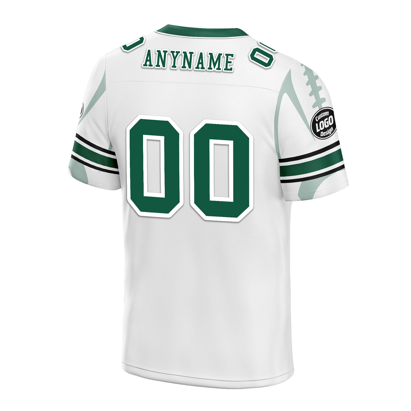 Custom White New York Personalized Authentic Football Jersey FBJ02-D025033-30