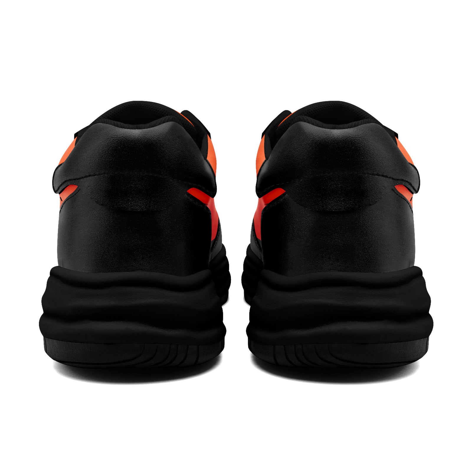 Custom Black Orange Cincinnati Shoes Personalized Sneaker FN032-D020389-6