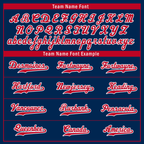 Custom Blue Classic Style Red Personalized Authentic Baseball Jersey BSBJ01-bd0faca