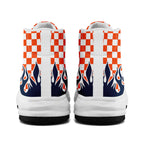 Custom Orange Blue Denver Football Jersey and Firesoul Sports Shoes Combo Offer Personalized Combo ZH-D020273-10