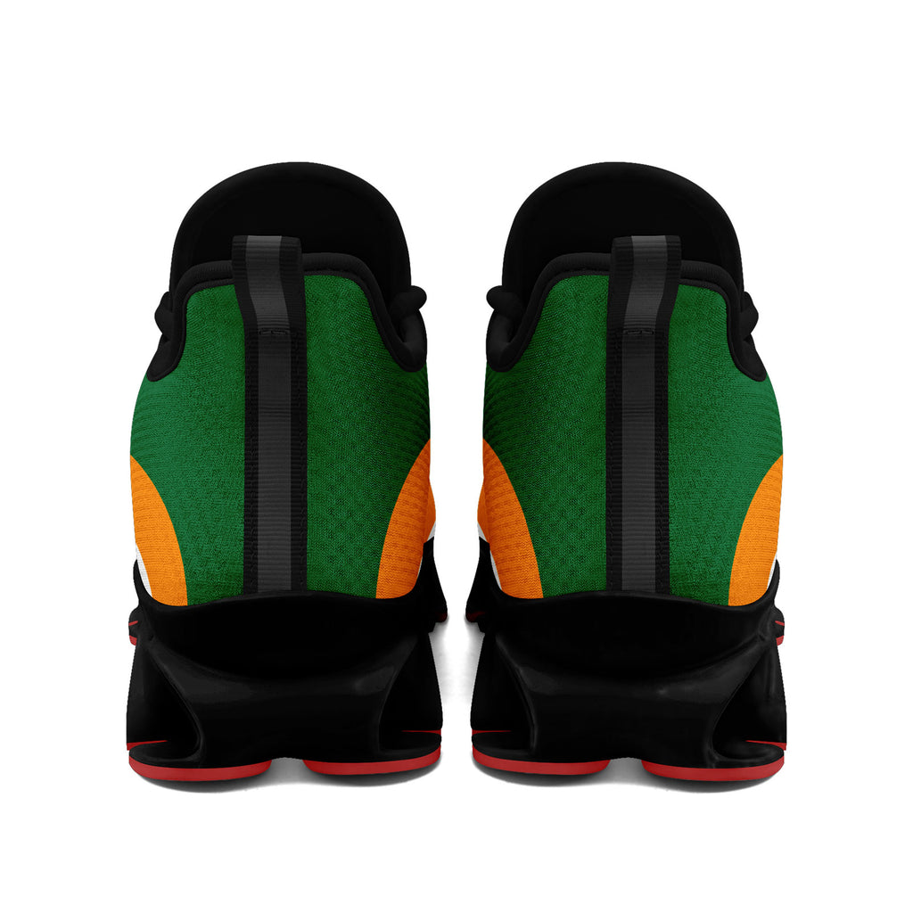 Custom Green Orange Maxsoul Shoes Personalized Sneaker FN003XD-D020391-18
