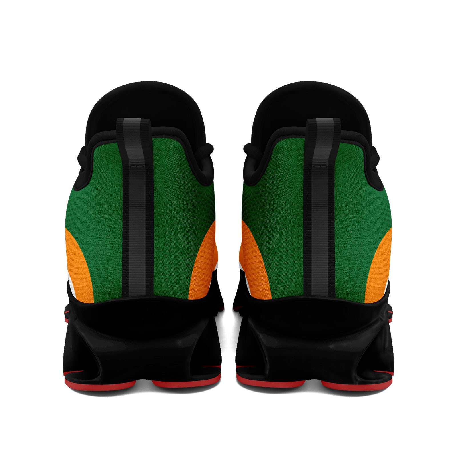 Custom Green Orange Maxsoul Shoes Personalized Sneaker FN003XD-D020391-18