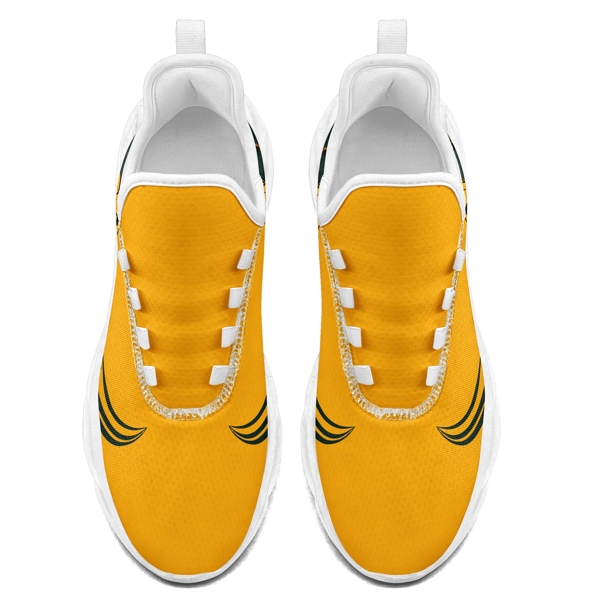 Custom Yellow Jersey MaxSoul Shoes and Hat Combo Offer Personalized ZH-bd0b00e0-c