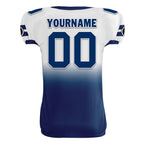 Custom White Blue Fade Fashion Indianapolis High-Performance American Football Jersey FBJ06-D020252-14
