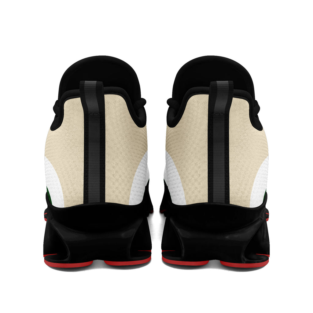 Custom Green Cream Maxsoul Shoes Personalized Sneaker FN003XD-D020391-14