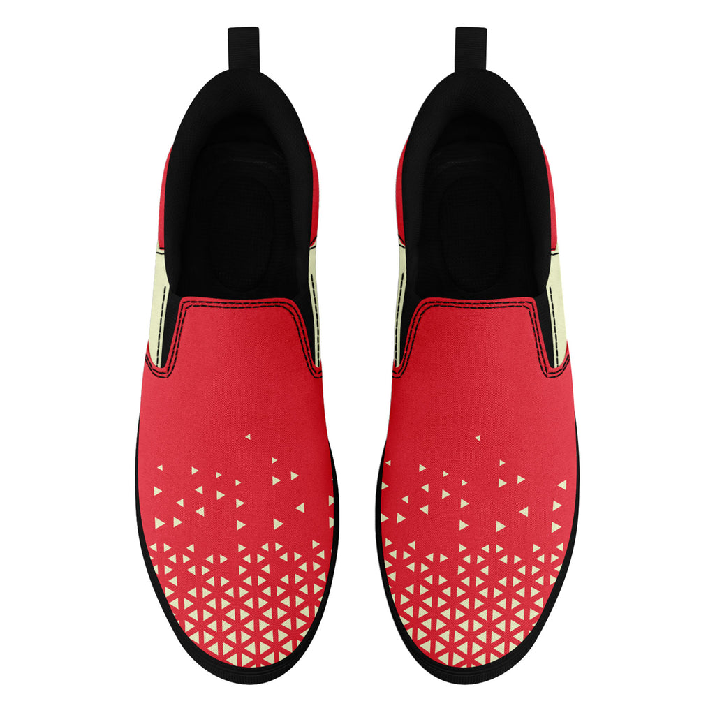 Custom Canvas Sneakers Personalized Slip On Shoes FN071-E023042-9