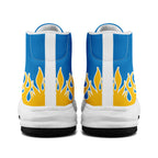 Custom Blue Yellow Los Angeles Football Jersey and Firesoul Sports Shoes Combo Offer Personalized Combo ZH-D020273-22