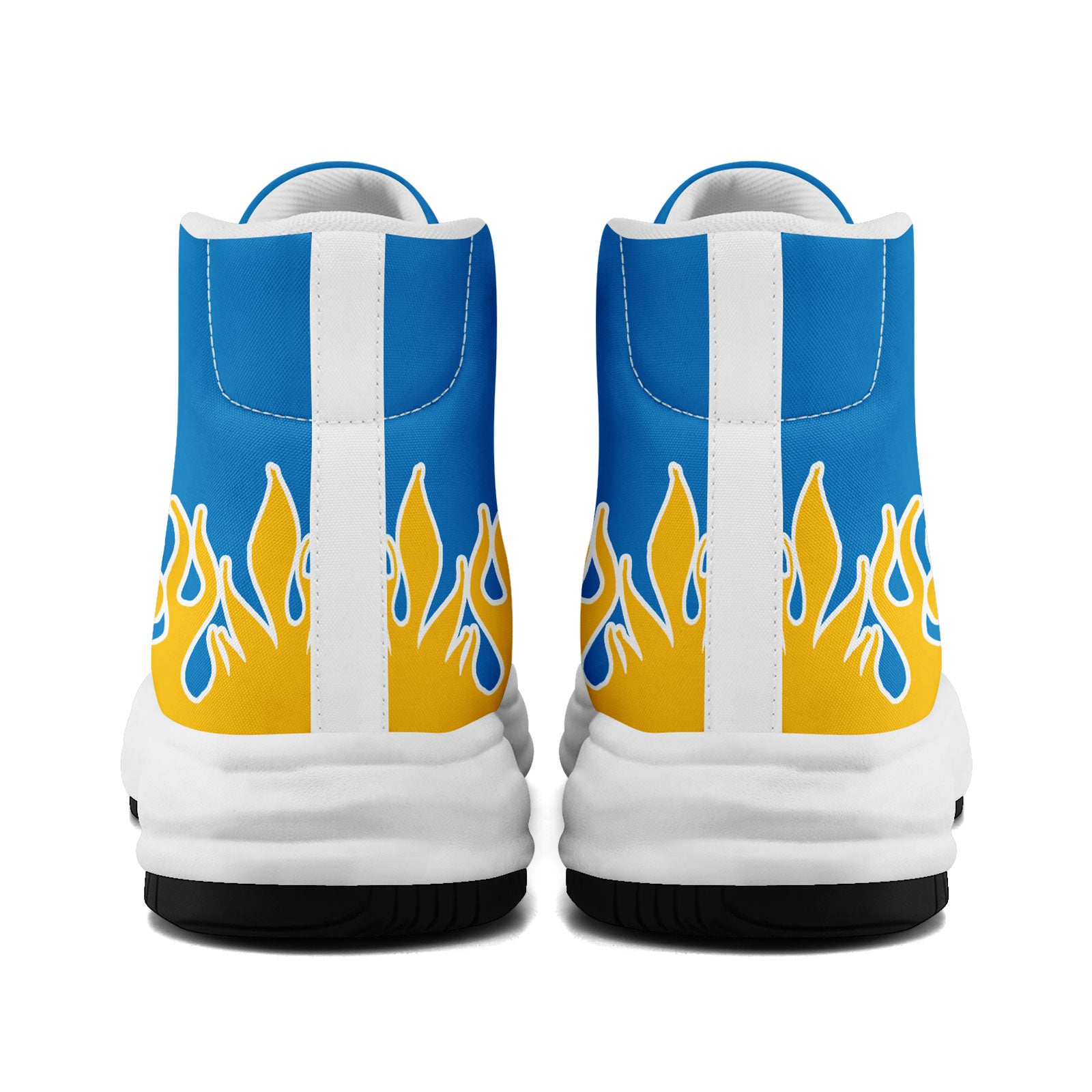 Custom Blue Yellow Los Angeles Football Jersey and Firesoul Sports Shoes Combo Offer Personalized Combo ZH-D020273-22