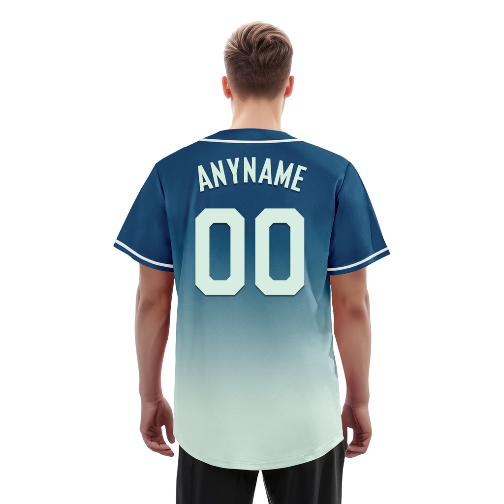 Custom Blue Fade Fashion Personalized Authentic Baseball Jersey BSBJ01-D0a70f9