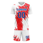 Custom White Red Soccer Sets Jersey Personalized SCJ101-D28004