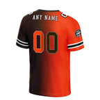 Custom Orange Brownish Red Ohio Personalized Authentic Football Jersey FBJ02-D028017-20