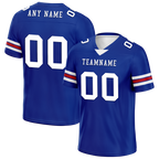 Custom Blue Classic Style Personalized Authentic Football Jersey FBJ02-bd0a70aa