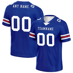 Custom Blue Classic Style Personalized Authentic Football Jersey FBJ02-bd0a70aa