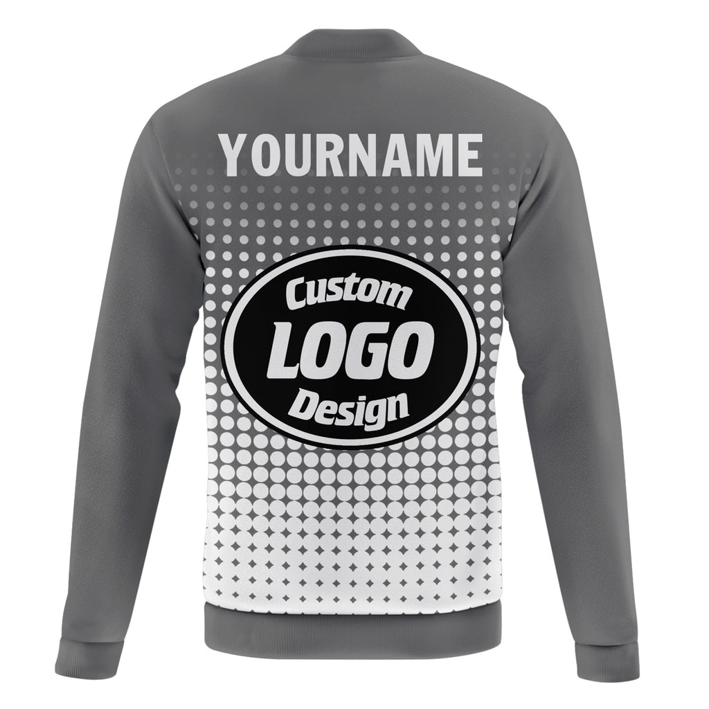 Custom Jacket Bomber Full-Snap Varsity Letterman Personalized Jacket PR092-D020346-9