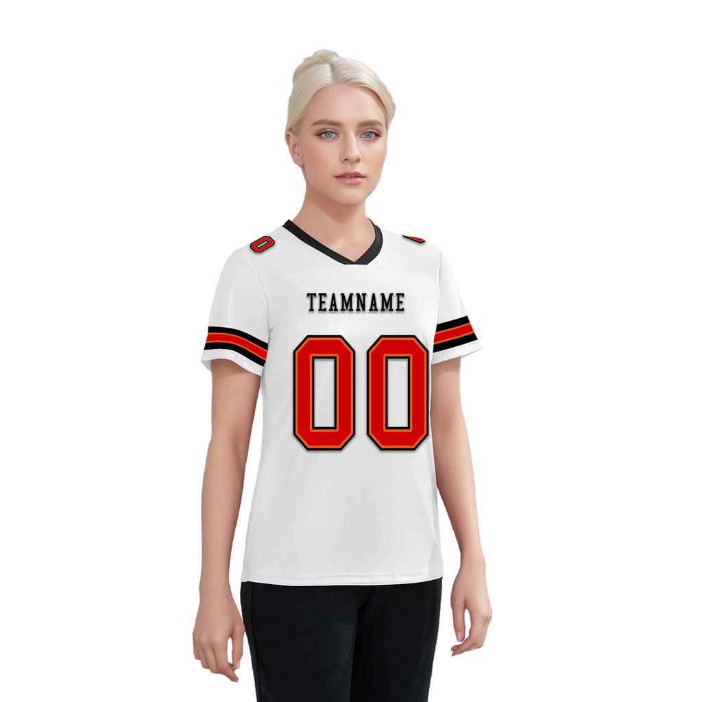 Custom White Classic Style Personalized Authentic Football Jersey FBJ02-bd0a70ae