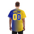 Custom Yellow Blue Gradient Fashion Personalized Authentic Baseball Jersey BSBJ01-D0a7098