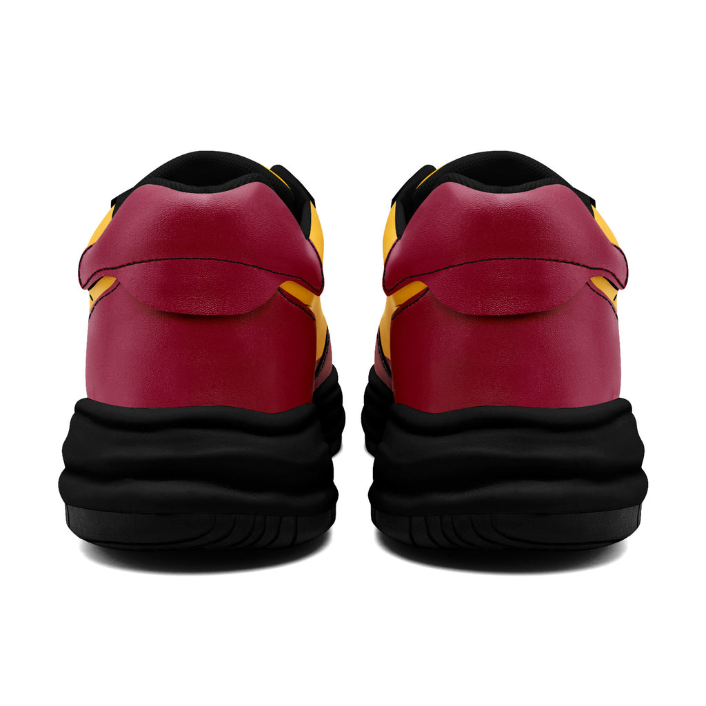Custom Red Yellow Arizona Shoes Personalized Sneaker FN032-D020389-1