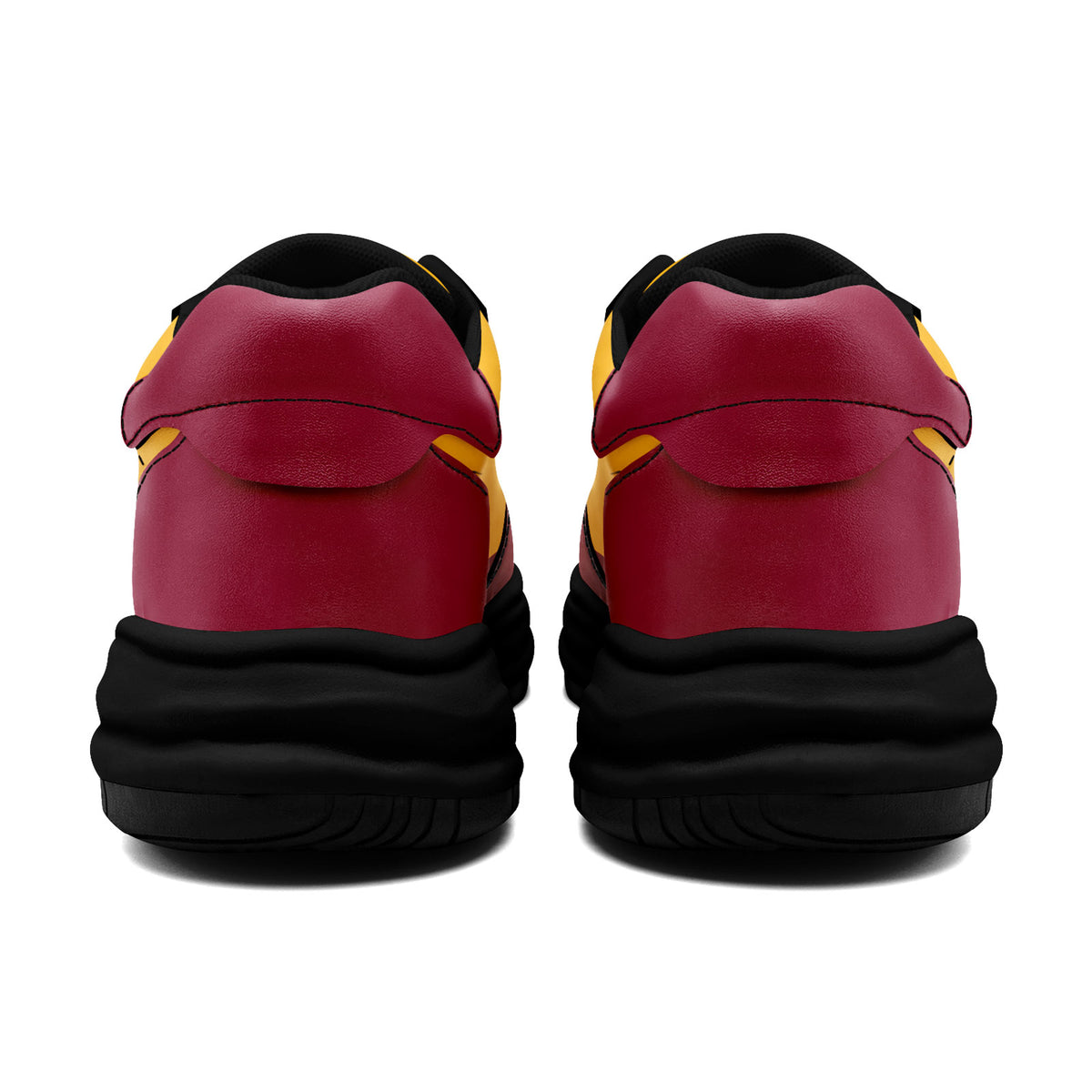 Custom Red Yellow Arizona Shoes Personalized Sneaker FN032-D020389-1