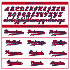 Custom White Classic Style Red Personalized Authentic Baseball Jersey BSBJ01-bd0facb