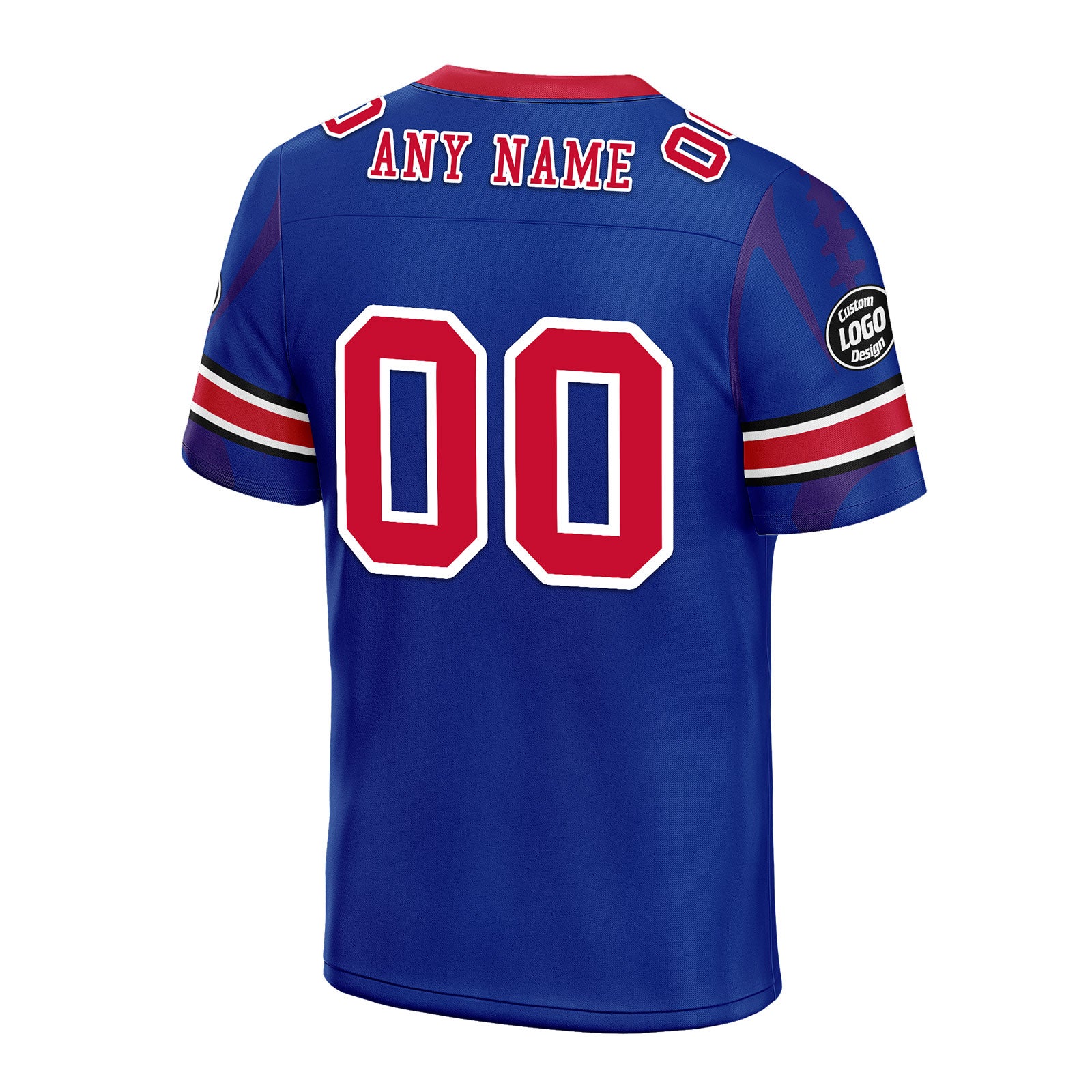 Custom Blue Buffalo Personalized Authentic Football Jersey FBJ02-D025033-5