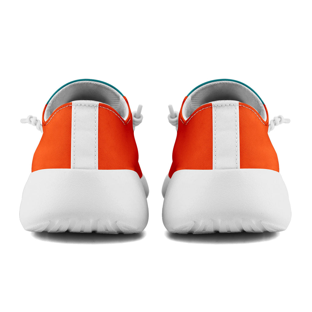 Custom Blue Orange Miami Jacket and Sports Shoes Combo Offer Personalized Combo ZH-D020294-24