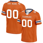 Custom Orange Classic Style Personalized Authentic Football Jersey FBJ02-bd0a70b8