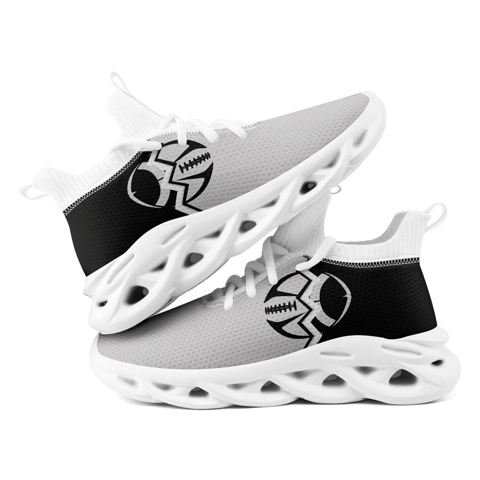 Custom Grey Black Las Vegas Maxsoul Shoes Personalized Sneaker FN030A-D028017-26