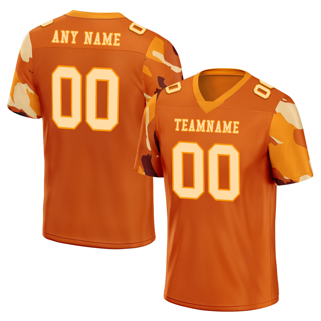Custom Camo Personalized Authentic Football Jersey FBJ02-D06130