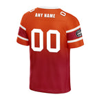Custom Orange Red Tampa Bay Personalized Authentic Football Jersey FBJ02-D020249-29