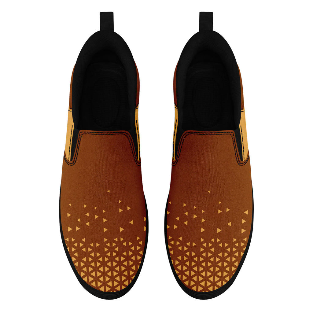 Custom Canvas Sneakers Personalized Slip On Shoes FN071-E023042-2