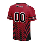 Custom Red Black Georgia Football Jersey and Sports Shoes Combo Offer Personalized Combo ZH-D023031-3