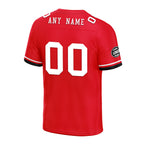 Custom Red Black Houston Football Jersey and Firesoul Sports Shoes Combo Offer Personalized Combo ZH-D020273-12