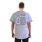 Custom Purple Grey Gradient Fashion Personalized Authentic Baseball Jersey BSBJ01-D0a7a0f