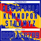 Custom Yellow Fiery Red Venezuelan Flag Personalized Authentic Baseball Jersey BSBJ01-E06022-1