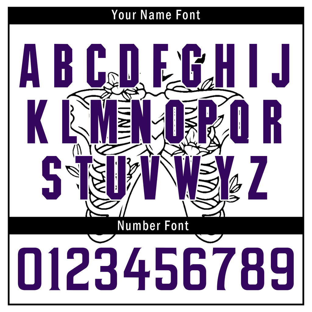 Custom Gothic Personalized Authentic Baseball Jersey BSBJ01-E06006